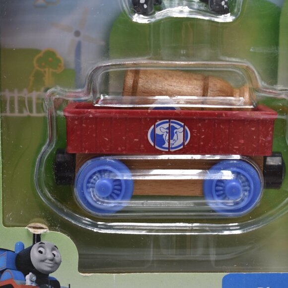 Thomas & Friends Wood Diesel's Dairy Drop-off Playset Fisher Price 2017 New - Picture 8 of 11